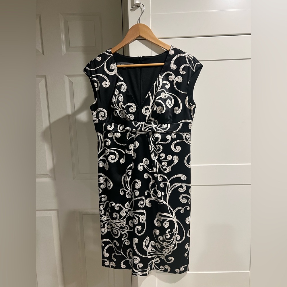 Donna Ricco Black and White Dress